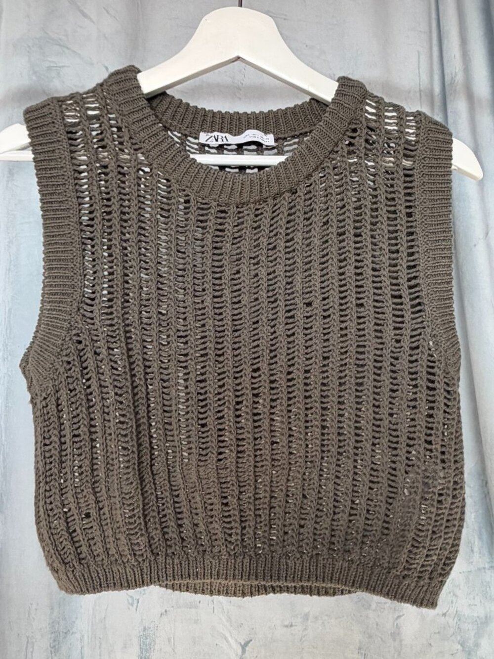 Loose Knit Crop Tank